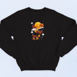 Dachshunds Witch Halloween Boo Sweatshirt