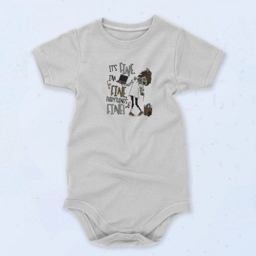 Fine Zombie Teacher Unisex Baby Onesie