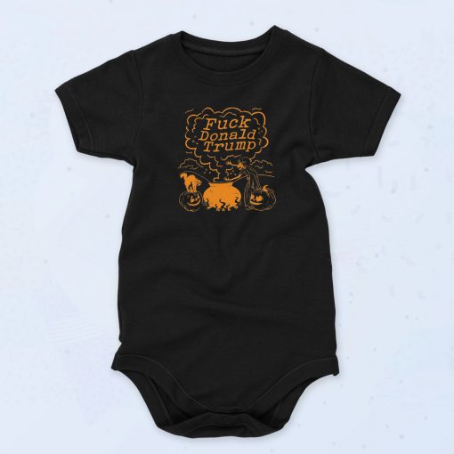 Fuck Donald Trump Witch Unisex Baby Onesie