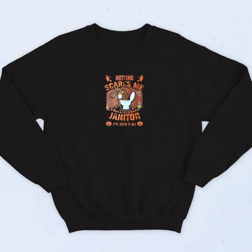 Halloween Janitor Funny Sweatshirt