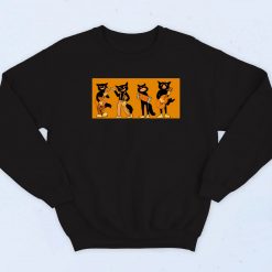 Halloween Jazz Cats Funny Sweatshirt