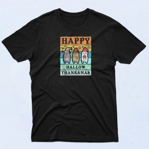 Happy Hallothanksmas Parody T Shirt