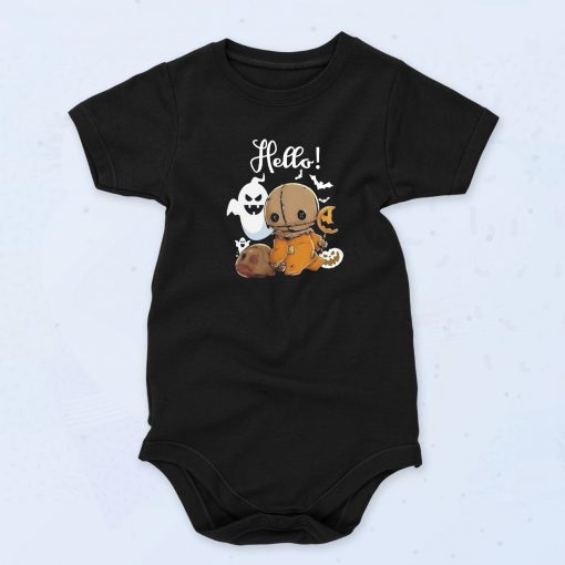 Hello Cute Sam Halloween Unisex Baby Onesie