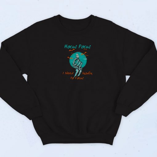 Hocus Pocus Insulin Halloween Sweatshirt