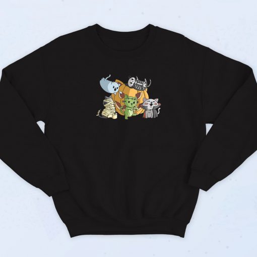 Horror Catoween Artwork Sweatshirt