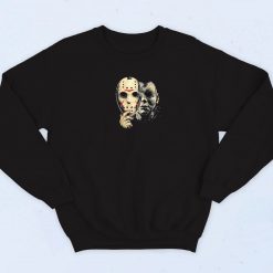 Michael Myers and Jason Voorhees Two Face Sweatshirt