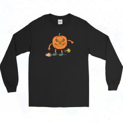 Pumpkin Graphic Funny Long Sleeve Shirt