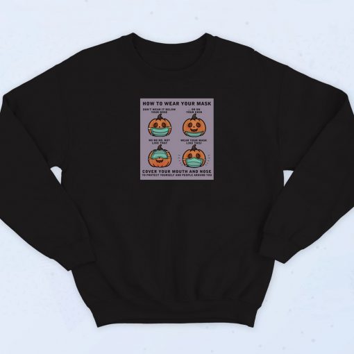 Pumpkin Sign Poster Sweatshirt