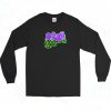 Purple Halloween Monkees Guitar Long Sleeve Shirt