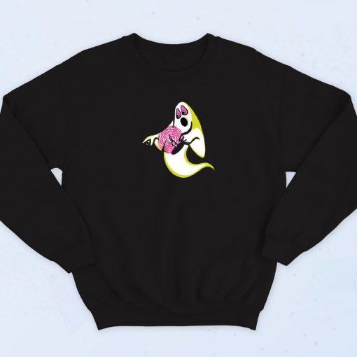 Retro Ghost Halloween Sweatshirt