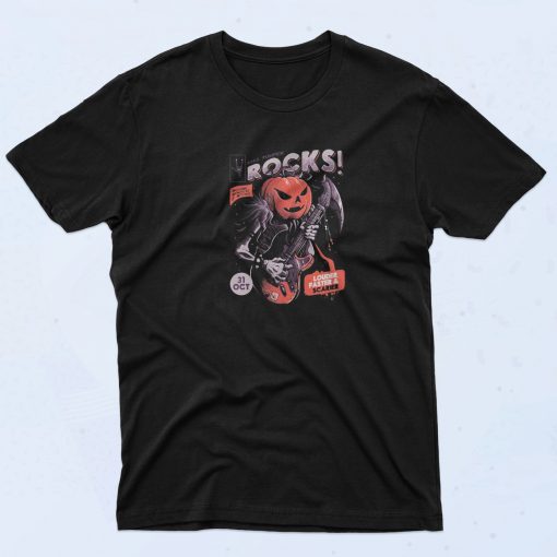 Rock Pumpkin T Shirt