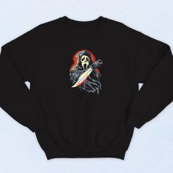 Scream Ghost Horror Face Sweatshirt