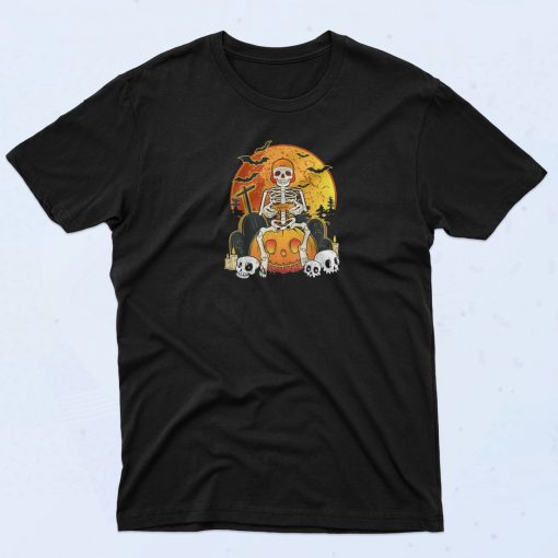 Skeleton Gamer Halloween T Shirt