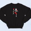 Skeleton Kickboxing Funny Sweatshirt