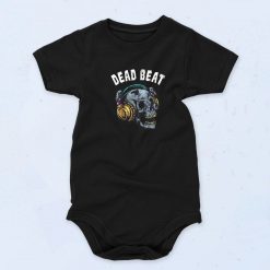 Skull DJ Dead Beat Unisex Baby Onesie