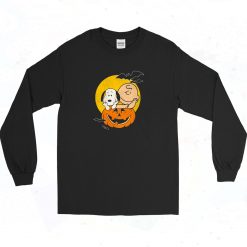 Snoopy And Charlie Brown Pumpkin Long Sleeve SHirt