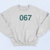 Squid Game Player 067 Graphic Sweatshirt