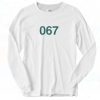 Squid Game Player 067 Vintage Long Sleeve Shirt