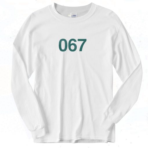 Squid Game Player 067 Vintage Long Sleeve Shirt