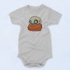 Touchpadwarrior Skull Face Baby Onesie