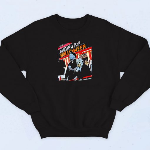 Waiting for Halloween Retro Sweatshirt