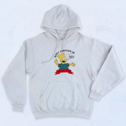 Bart Simpson In Fuck Off Dudes Hoodie