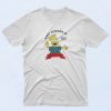 Bart Simpson In Fuck Off Dudes T Shirt