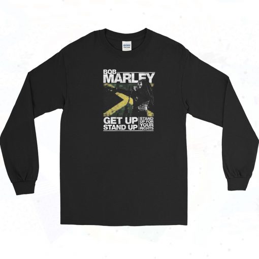 Bob Marley Get Up Stand Up Long Sleeve Shirt