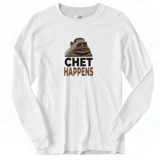 Chet Happens Weird Science VIntage Long Sleeve Shirt