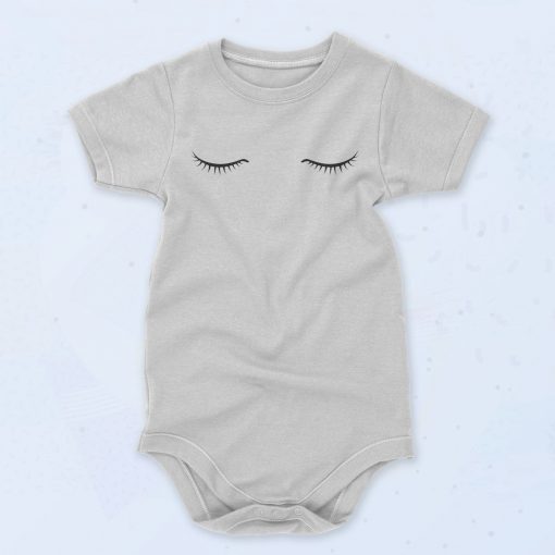 Eye Lash Unisex Baby Onesie