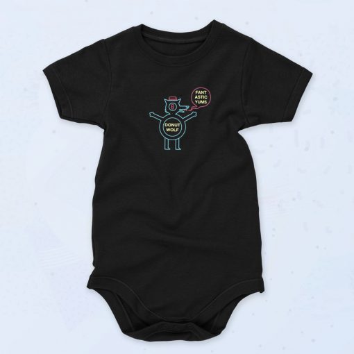 Fantastic Yums Donut Wolf Unisex Baby Onesie