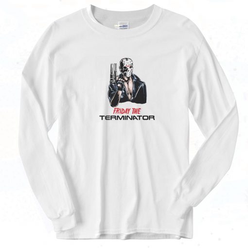 Friday The Terminator Vintage Long Sleeve Shirt