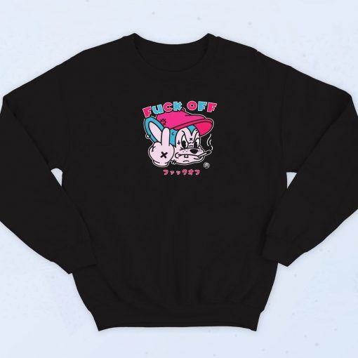 Fuck Off Cartoon Sweatshirt