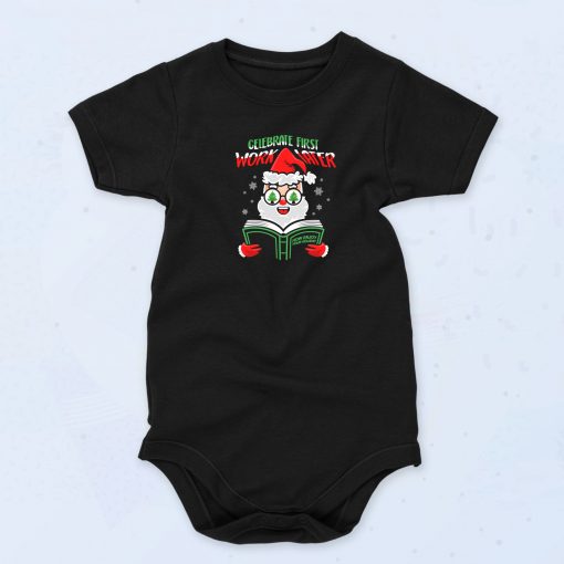 Celebrate First Santa Unisex Baby Onesie