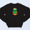 Christmas Alien Cartoon Sweatshirt