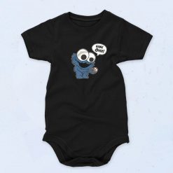 Cookie Monster Game Over Baby Onesie