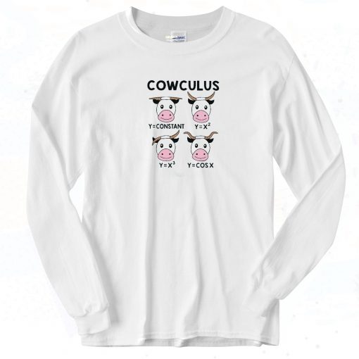 Cowculus Math Vintage Long Sleeve Shirt