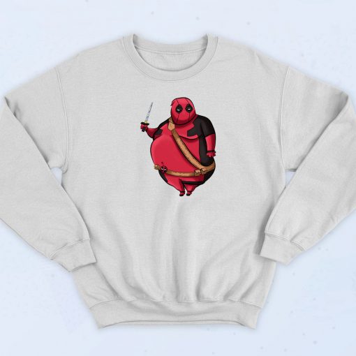 Fat Deadpool Movie Parody Sweatshirt