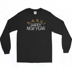 Happy New Year 54321 Long Sleeve Shirt