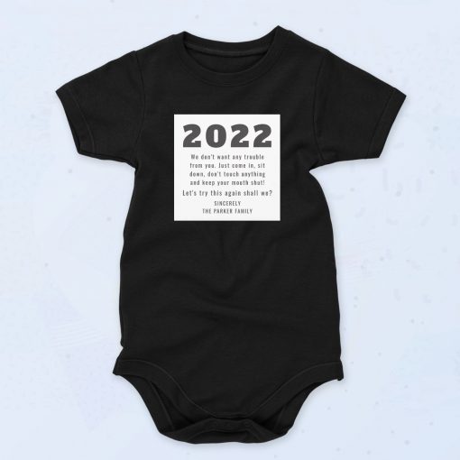 Happy New Year Quote Baby Onesie