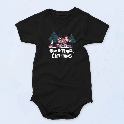 Harry Potter Have A Magical Christmas Baby Onesie