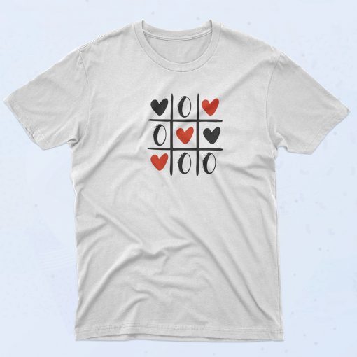 Hearts Tic Tac Toe T Shirt