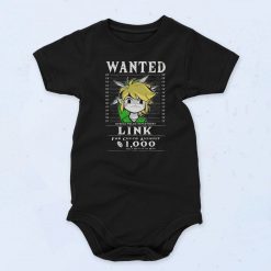 Link The Legend of Zelda Mugshot Baby Onesie