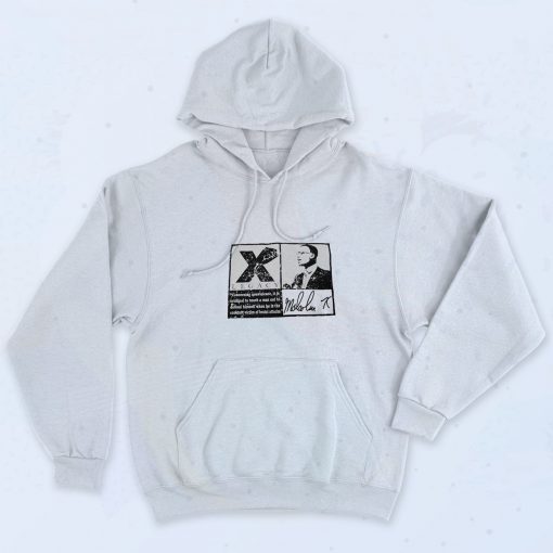 Malcolm X Legacy Quotes Hoodie