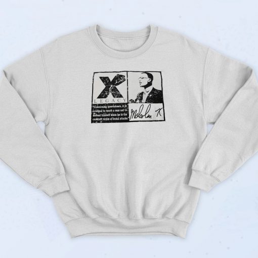 Malcolm X Legacy Retro Sweatshirt