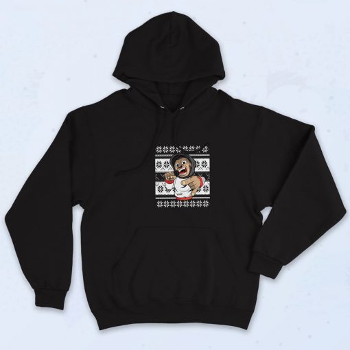 Monkey Rapper Christmas Art Hoodie