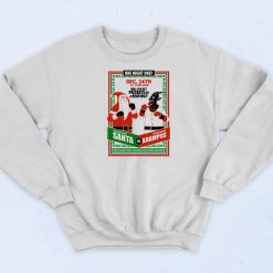 SANTA VS KRAMPUS Christmas Sweatshirt