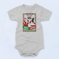 SANTA VS KRAMPUS Unisex Baby Onesie