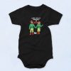 Santa Elf With Mask Baby Onesie