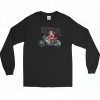 Santa Racer Vintage Long Sleeve Shirt